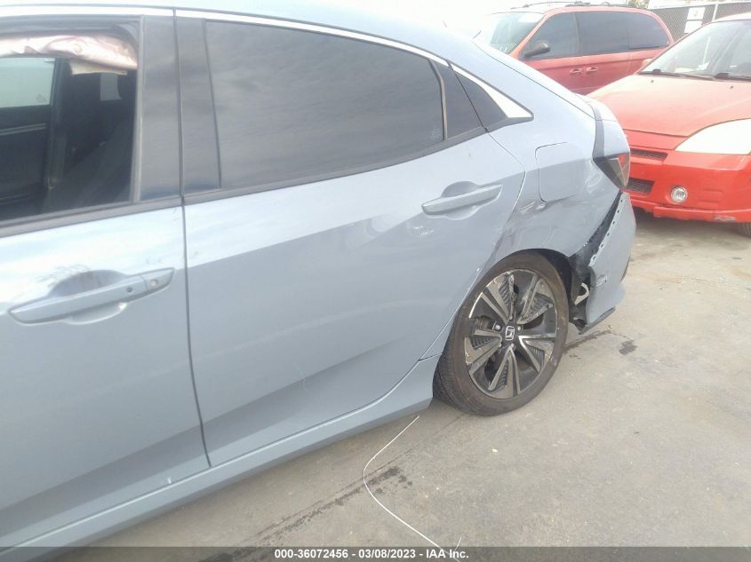 2019 HONDA CIVIC HATCHBACK EX - SHHFK7H66KU413324