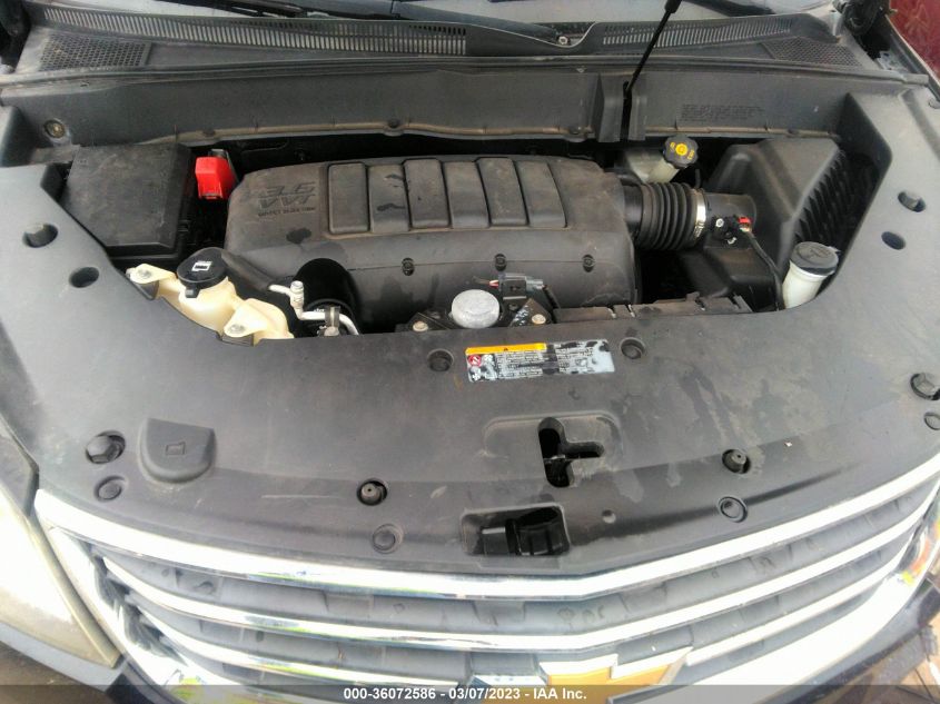 2015 CHEVROLET TRAVERSE LT - 1GNKRGKDXFJ246345