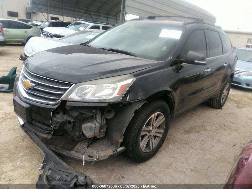 2015 CHEVROLET TRAVERSE LT - 1GNKRGKDXFJ246345