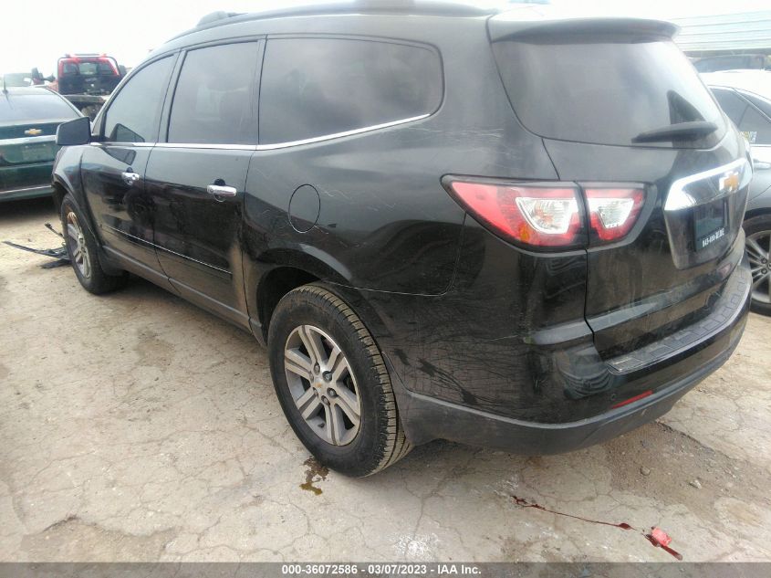 2015 CHEVROLET TRAVERSE LT - 1GNKRGKDXFJ246345
