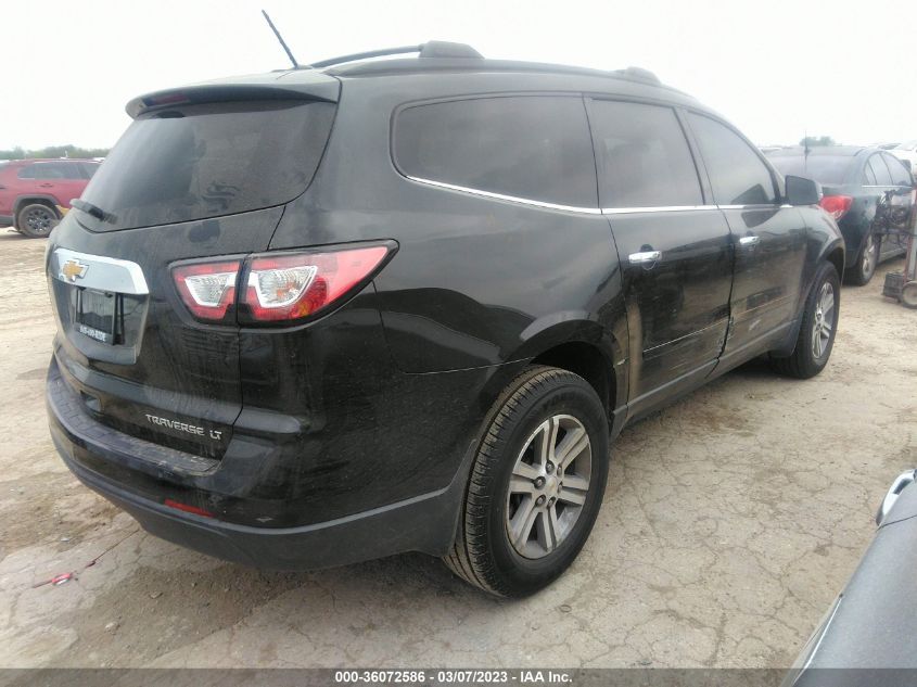 2015 CHEVROLET TRAVERSE LT - 1GNKRGKDXFJ246345