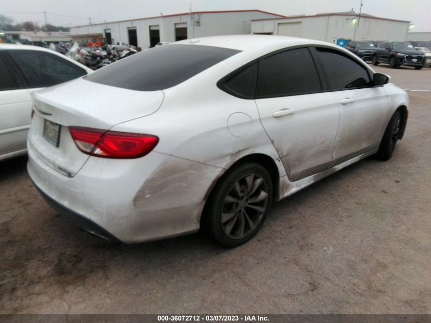 2015 CHRYSLER 200 S - 1C3CCCBB4FN720843