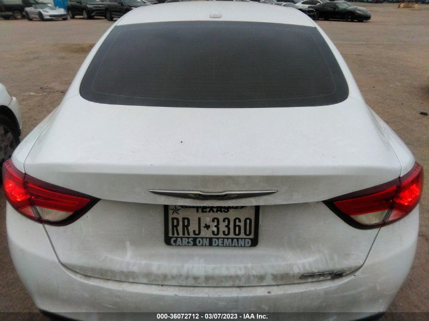 2015 CHRYSLER 200 S - 1C3CCCBB4FN720843