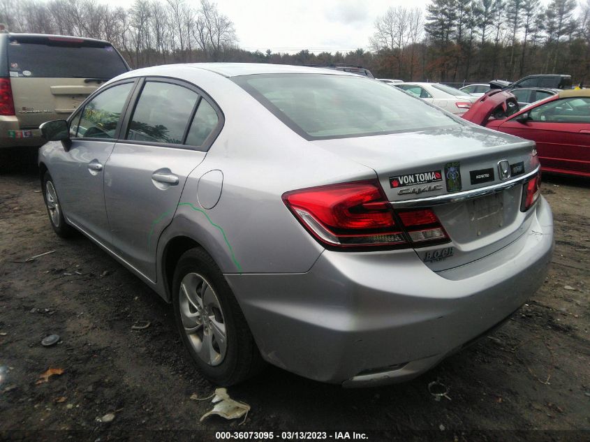 2015 HONDA CIVIC SEDAN LX - 19XFB2F50FE249854