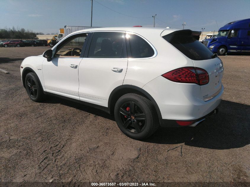2014 PORSCHE CAYENNE S HYBRID - WP1AE2A26ELA50794