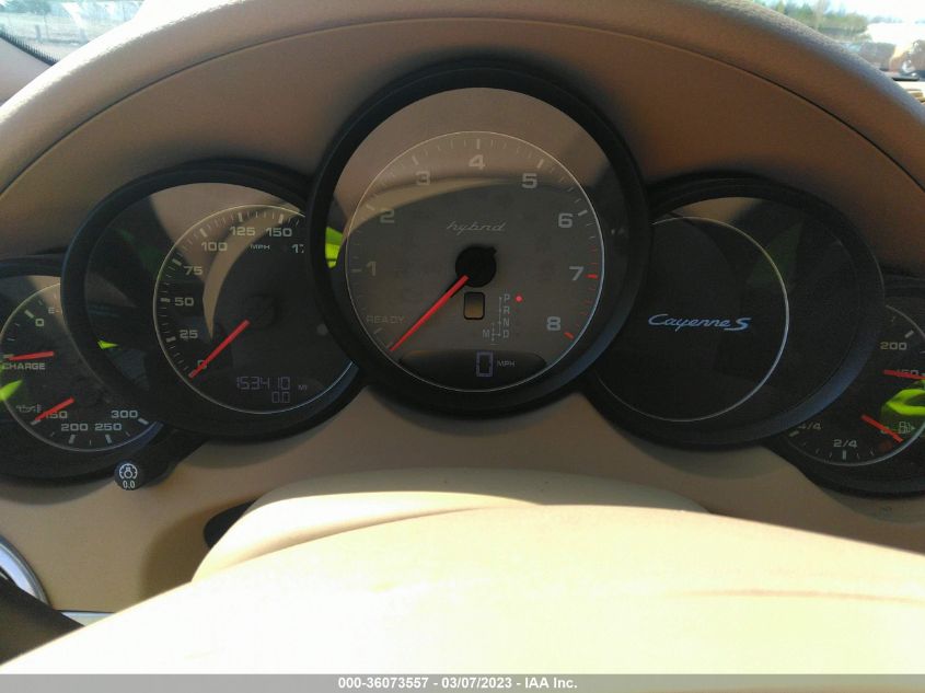 2014 PORSCHE CAYENNE S HYBRID - WP1AE2A26ELA50794