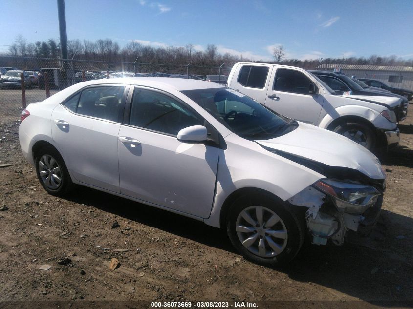 2014 TOYOTA COROLLA L/LE/S/S PLUS/LE PLUS - 2T1BURHE8EC140781