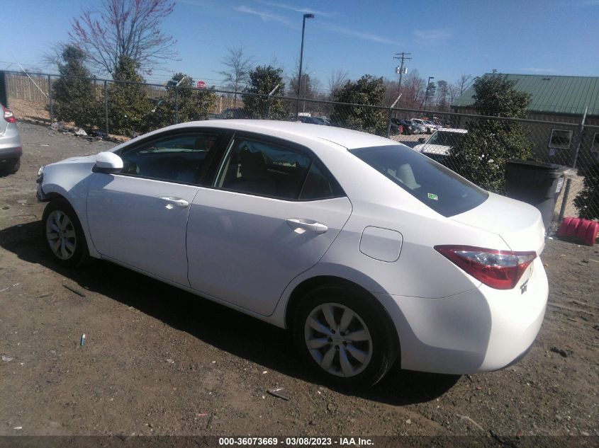 2014 TOYOTA COROLLA L/LE/S/S PLUS/LE PLUS - 2T1BURHE8EC140781