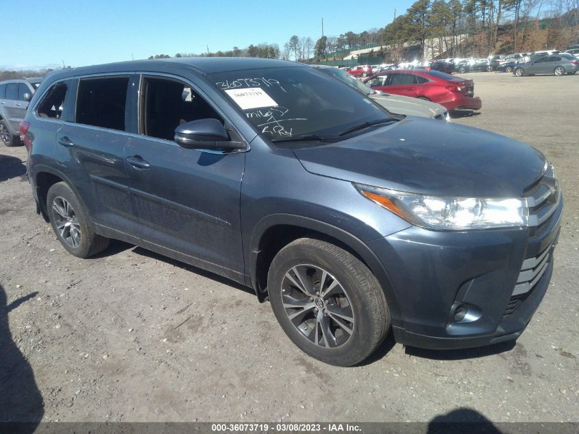 2019 TOYOTA HIGHLANDER LE - 5TDBZRFH1KS725106