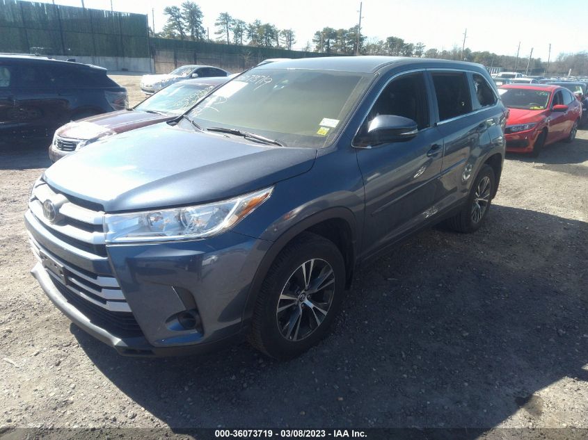 2019 TOYOTA HIGHLANDER LE - 5TDBZRFH1KS725106