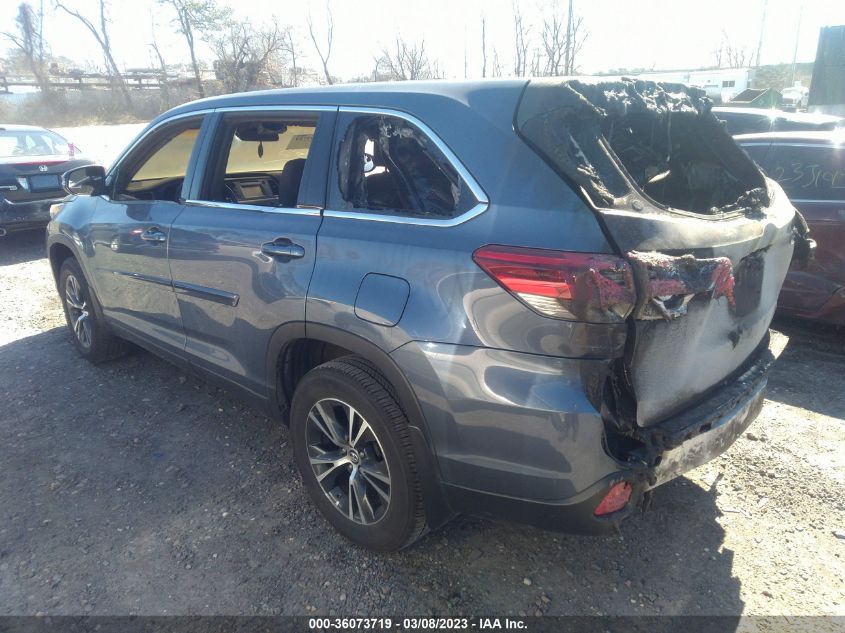 2019 TOYOTA HIGHLANDER LE - 5TDBZRFH1KS725106