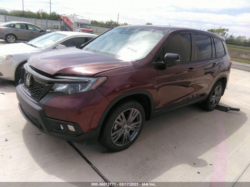 2020 HONDA PASSPORT EX-L - 5FNYF7H58LB001056