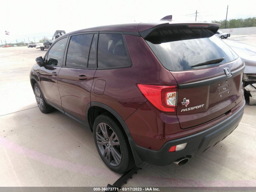 2020 HONDA PASSPORT EX-L - 5FNYF7H58LB001056