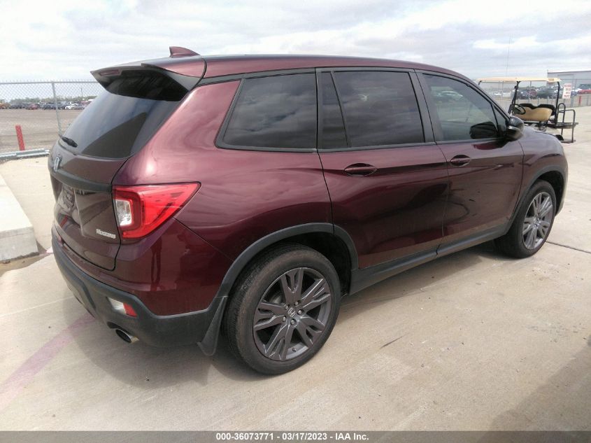 2020 HONDA PASSPORT EX-L - 5FNYF7H58LB001056