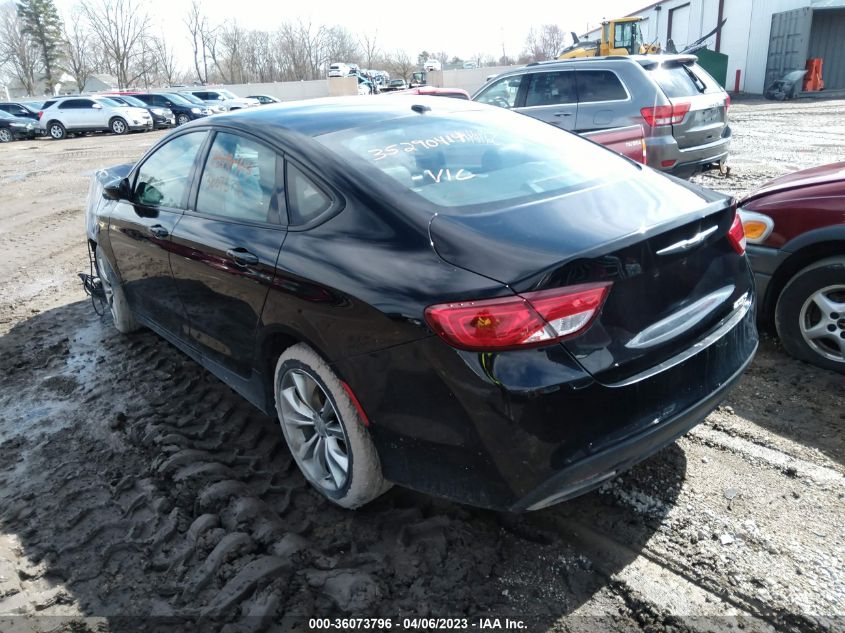 2015 CHRYSLER 200 S - 1C3CCCBB9FN749142