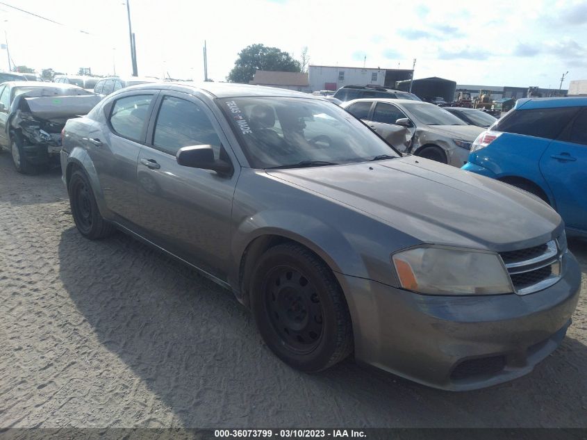 2013 DODGE AVENGER SE - 1C3CDZAB7DN650964