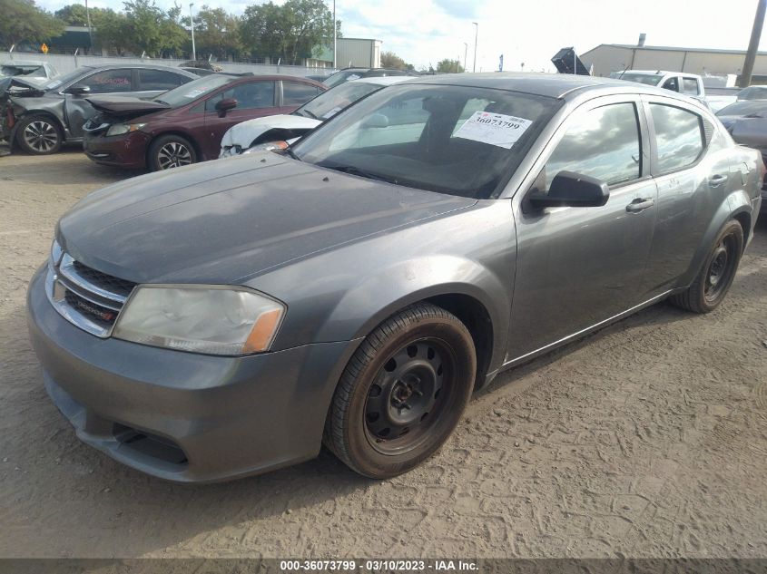 2013 DODGE AVENGER SE - 1C3CDZAB7DN650964