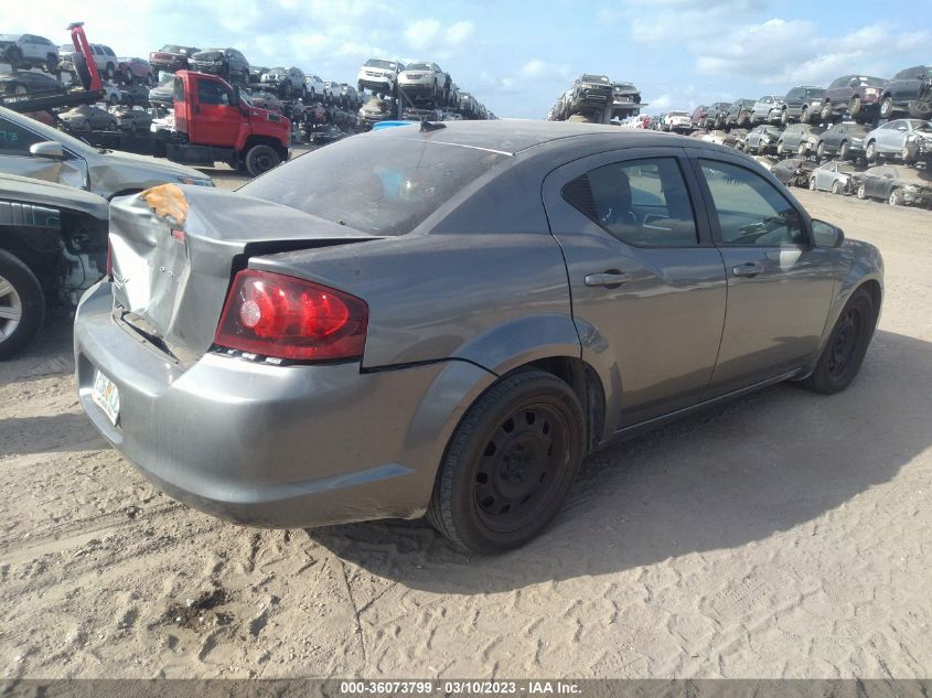 2013 DODGE AVENGER SE - 1C3CDZAB7DN650964