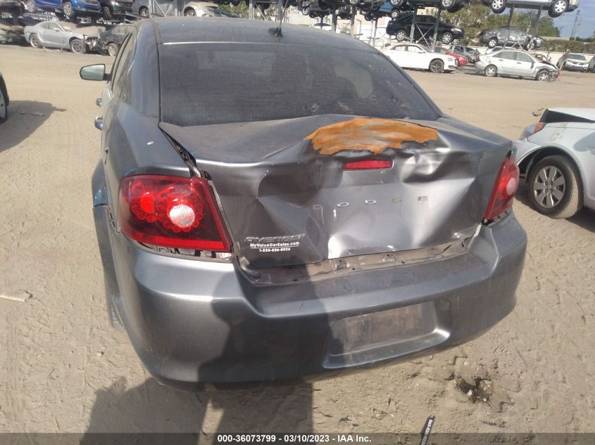 2013 DODGE AVENGER SE - 1C3CDZAB7DN650964