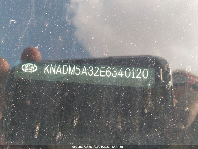 2014 KIA RIO LX - KNADM5A32E6340120