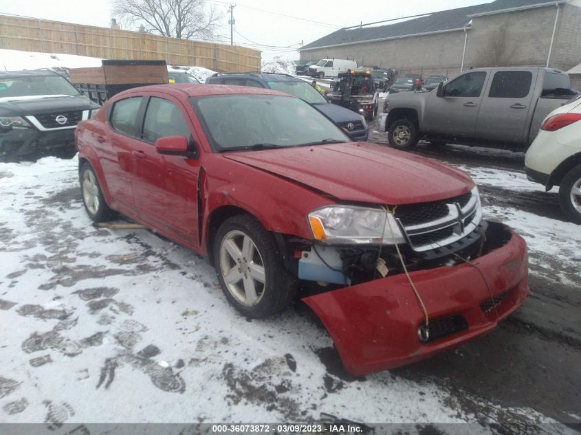 2013 DODGE AVENGER SXT - 1C3CDZCB8DN606906
