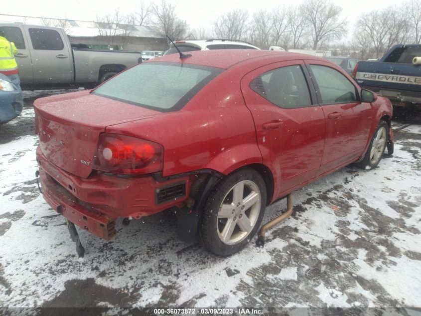 2013 DODGE AVENGER SXT - 1C3CDZCB8DN606906