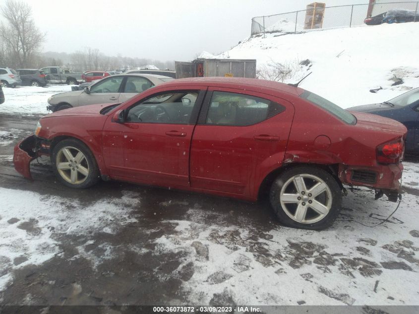 2013 DODGE AVENGER SXT - 1C3CDZCB8DN606906