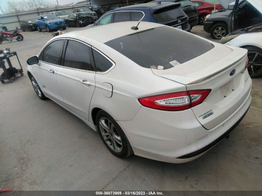 2015 FORD FUSION ENERGI TITANIUM - 3FA6P0SU1FR245409