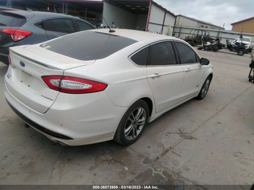 2015 FORD FUSION ENERGI TITANIUM - 3FA6P0SU1FR245409