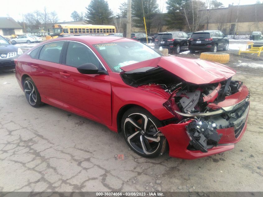 2022 HONDA ACCORD SEDAN SPORT - 1HGCV1F38NA031778