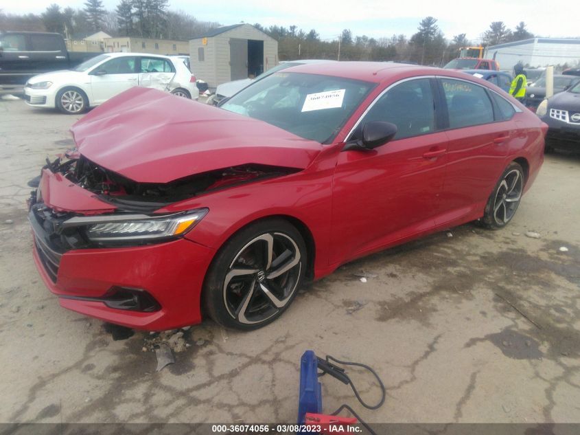 2022 HONDA ACCORD SEDAN SPORT - 1HGCV1F38NA031778