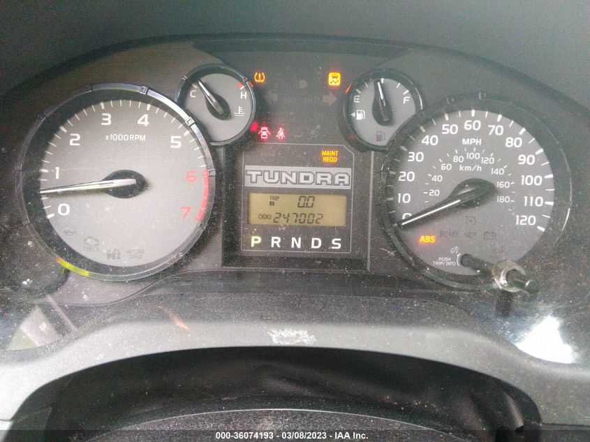 2014 TOYOTA TUNDRA 2WD TRUCK SR - 5TFRU5F12EX032827
