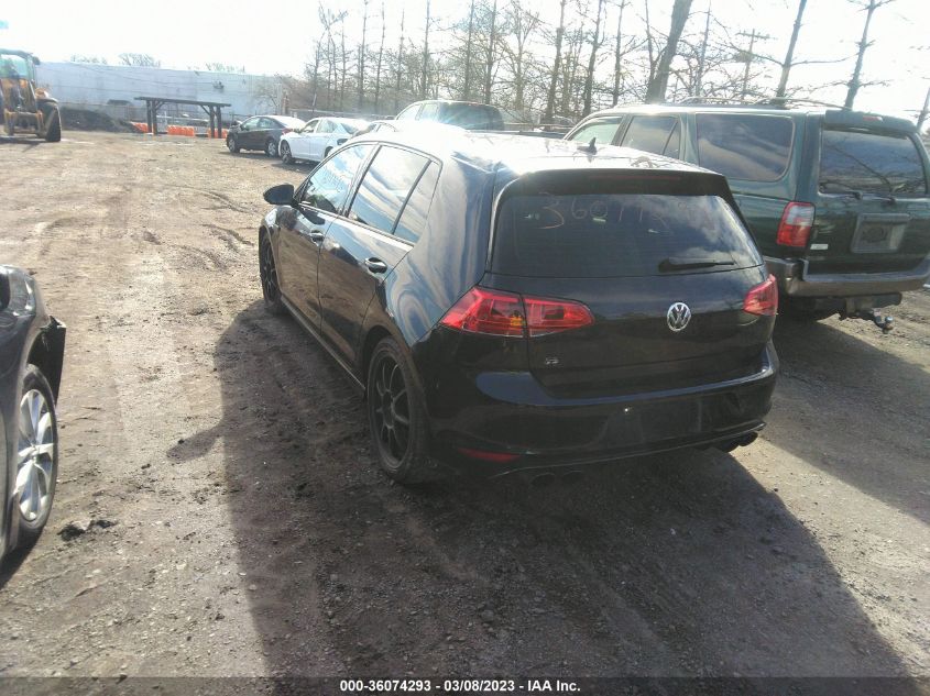 2016 VOLKSWAGEN GOLF R - WVWUF7AU2GW207331