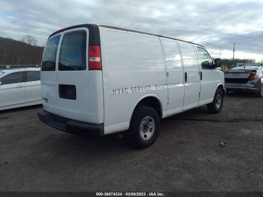 2015 CHEVROLET EXPRESS CARGO VAN - 1GCWGFFF8F1109944