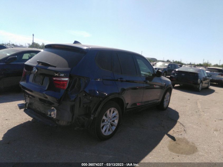 2014 BMW X3 XDRIVE28I - 5UXWX9C50E0D12510