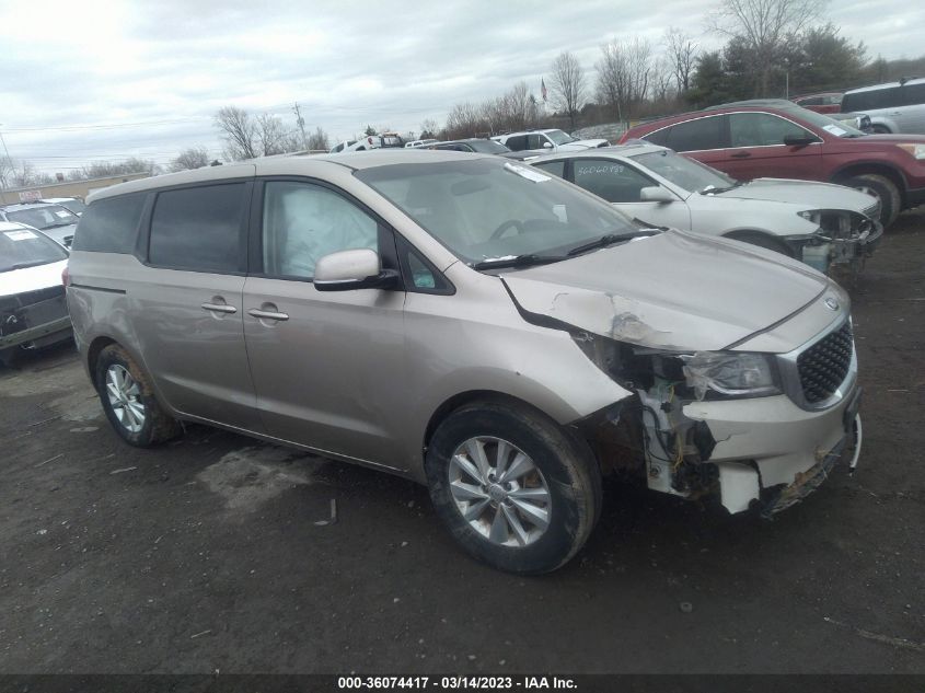 2017 KIA SEDONA LX - KNDMB5C11H6219314