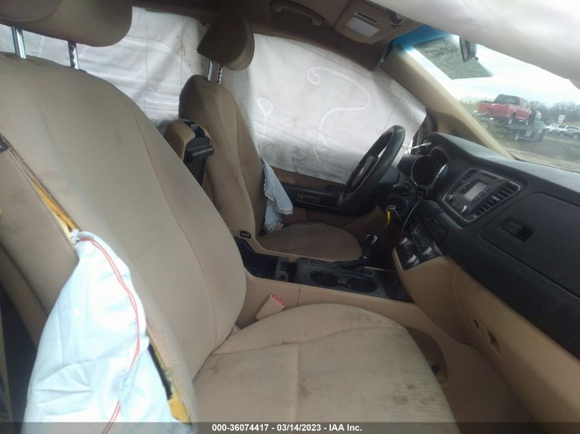 2017 KIA SEDONA LX - KNDMB5C11H6219314