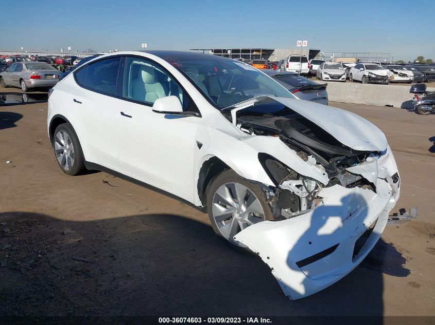 2022 TESLA MODEL Y LONG RANGE - 7SAYGDEE5NF445744