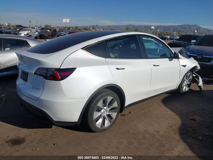 2022 TESLA MODEL Y LONG RANGE - 7SAYGDEE5NF445744