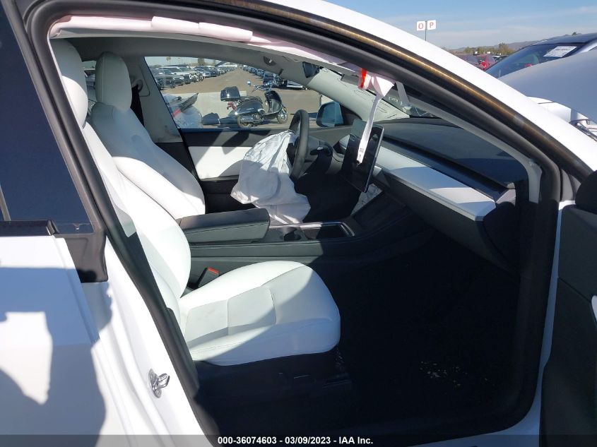 2022 TESLA MODEL Y LONG RANGE - 7SAYGDEE5NF445744