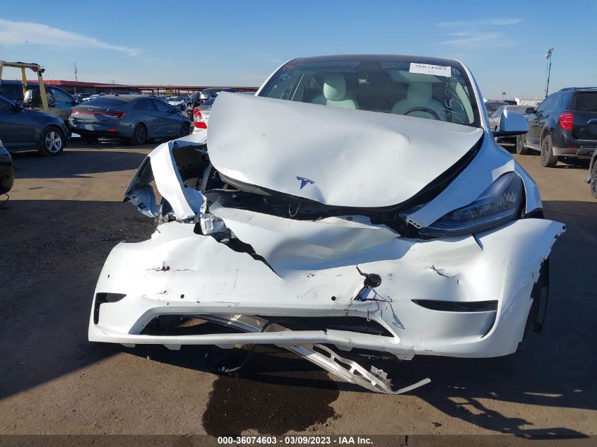 2022 TESLA MODEL Y LONG RANGE - 7SAYGDEE5NF445744