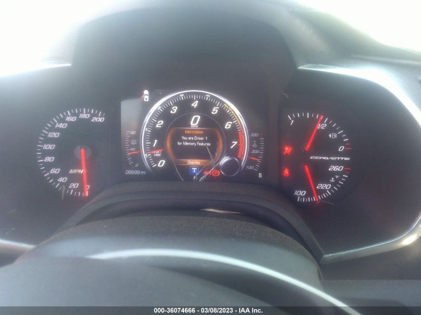 2016 CHEVROLET CORVETTE 3LT - 1G1YE2D74G5120624