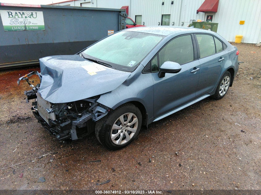 VIN JTDEPMAE6N3015725 2022 TOYOTA COROLLA LE