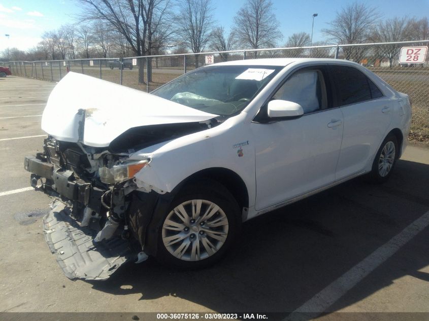 2014 TOYOTA CAMRY HYBRID LE/XLE/SE LIMITED EDITION - 4T1BD1FK8EU118062