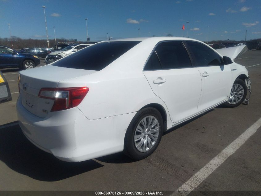 2014 TOYOTA CAMRY HYBRID LE/XLE/SE LIMITED EDITION - 4T1BD1FK8EU118062