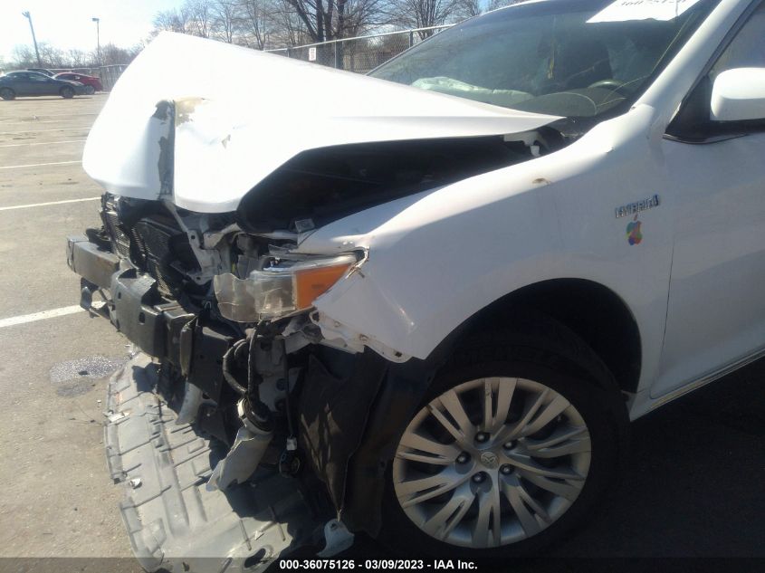 2014 TOYOTA CAMRY HYBRID LE/XLE/SE LIMITED EDITION - 4T1BD1FK8EU118062