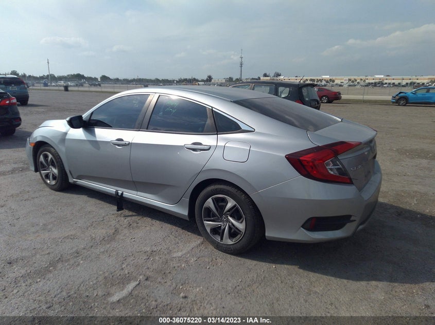 VIN 19XFC2F66LE016644 2020 HONDA CIVIC SEDAN LX