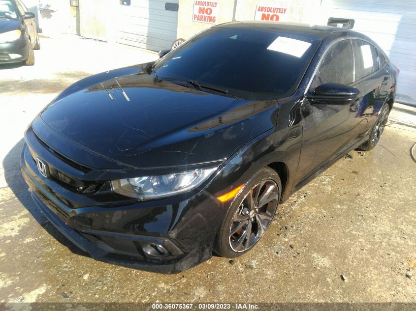 2020 HONDA CIVIC SEDAN SPORT - 19XFC2F88LE211758