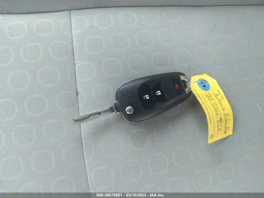 VIN 3GNCJKSBXLL182079 2020 CHEVROLET TRAX LS