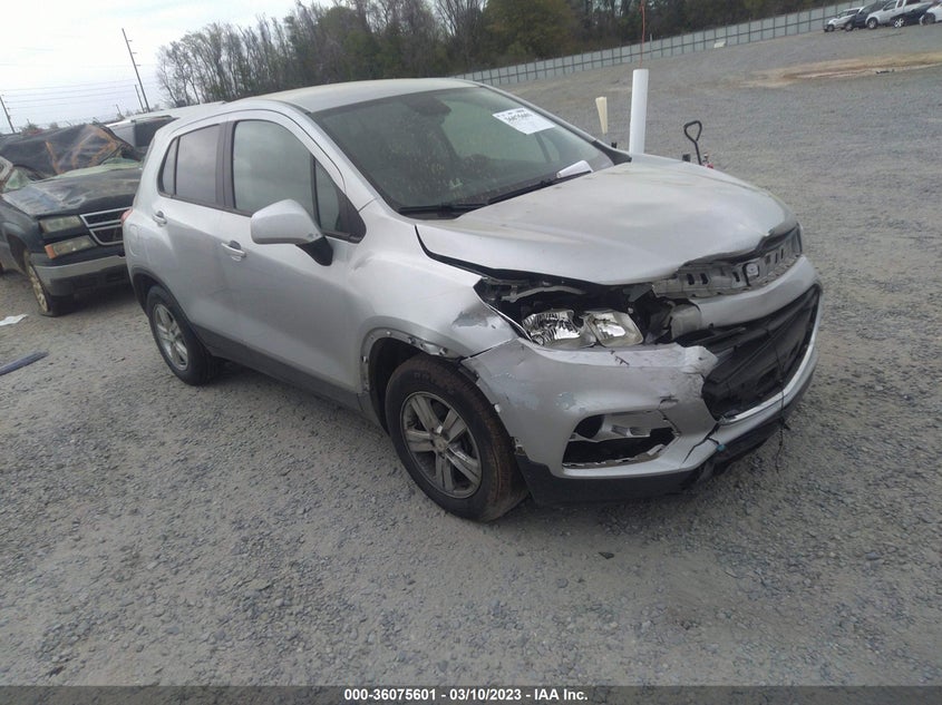 VIN 3GNCJKSBXLL182079 2020 CHEVROLET TRAX LS